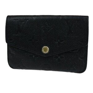 LOUIS VUITTON Pochette Cles Coin Wallet Monogram Empreinte Black M60633 62FB249